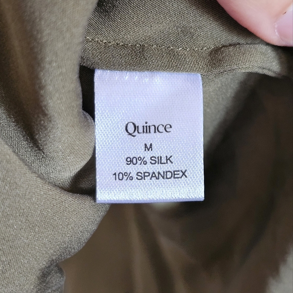 Quince Washable Stretch Silk Blouse - Picture 7 of 8